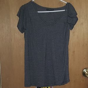 Blouse with peek a boo sleeves